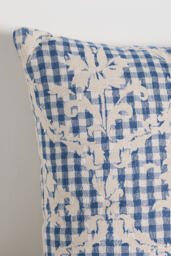 Damask Cotton Woven Icon Cushion - thumbnail 4