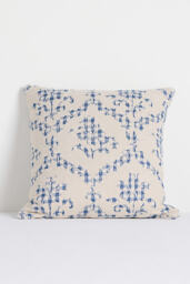 Damask Cotton Woven Icon Cushion - thumbnail 3