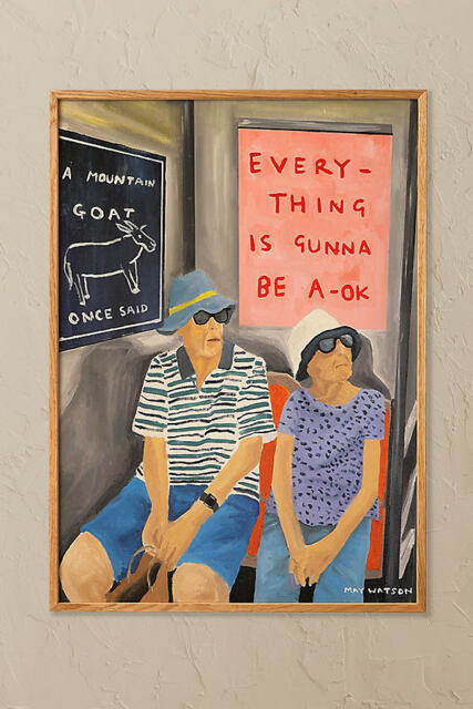 Paper Collective Everything Is Gunna Be OK Wall Art Print - image 1