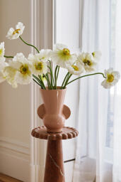 By Anthropologie Daphne Ceramic Vase - thumbnail 1