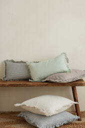 Ellenvale Interiors Hallie Stripe Linen Cushion - thumbnail 2