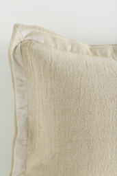 By Anthropologie Emory Linen Velvet Bordered Pillow - thumbnail 6