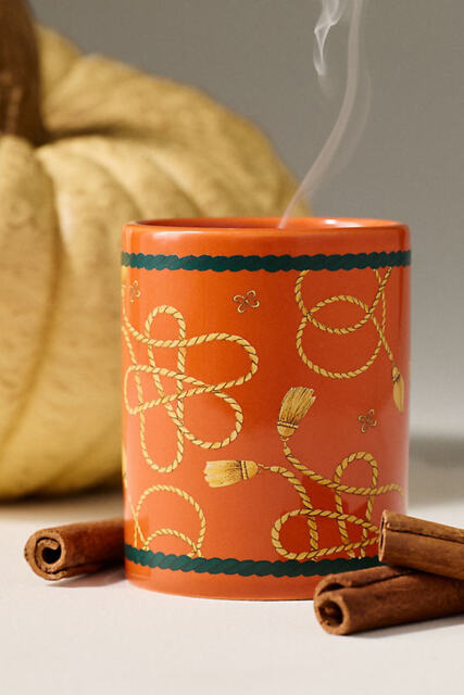 Maeve Scarf Amber Pumpkin & Spice Ceramic Candle - image 1