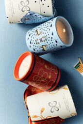 Maeve Scarf Amber Pumpkin & Spice Ceramic Candle - thumbnail 3