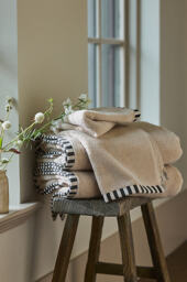Sloane Stripe Trim Soft Cotton Towel Collection - thumbnail 5