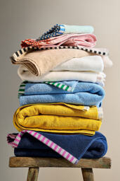 Sloane Stripe Trim Soft Cotton Towel Collection - thumbnail 8