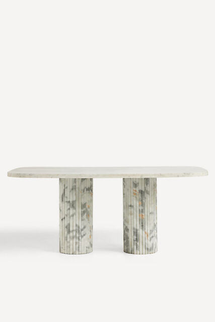 Kanta Rectangle Marble Dining Table - image 1