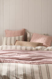 Linen Cotton Yarn Dyed Duvet Cover - thumbnail 2
