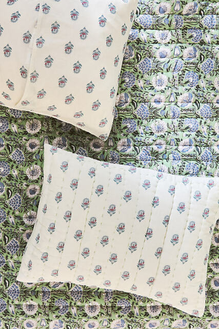Cotton Printed Pillowcases, Set of 2