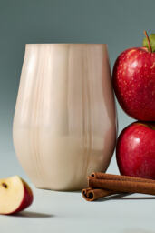 Capri Blue Fruity Spiced Cider Glass Decorator Candle