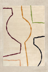 Reef Linear Hand-Tufted Wool Rug - thumbnail 1