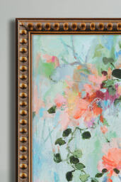 Arrangement in Crimson & Teal by Sonal Nathwani Wall Art - thumbnail 2