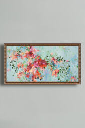 Arrangement in Crimson & Teal by Sonal Nathwani Wall Art - thumbnail 1
