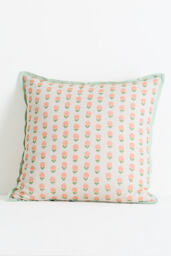 Zelda Cotton Embroidered Floral Novelty Cushion - thumbnail 2