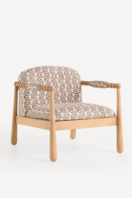 Pippa Block Print Accent Chair - image 1
