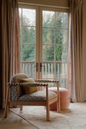 Pippa Block Print Accent Chair - thumbnail 3