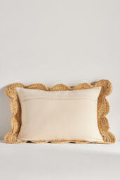 Jute Scallop Pillow - thumbnail 2