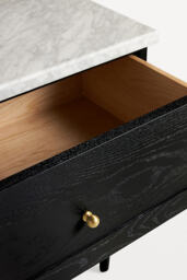Fern Bedside Chest of Drawers - thumbnail 3