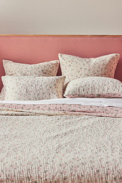 Floral Field Cotton Jacquard Bedspread - image 1