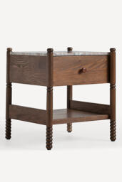 Amelia Marble Top Nightstand - thumbnail 2