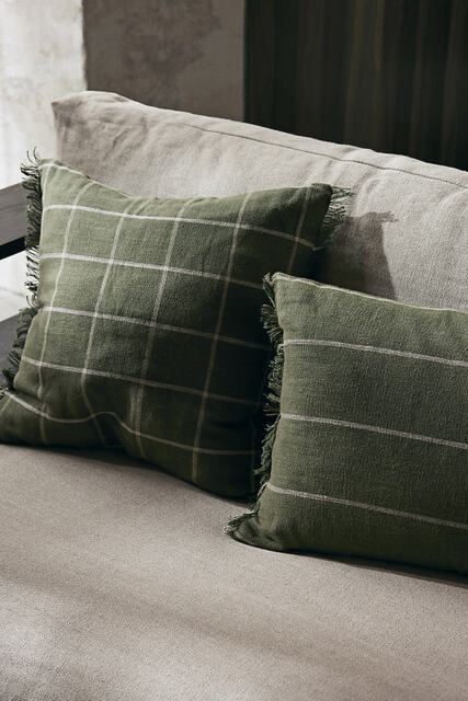 Ferm Living Calm Cotton-Linen Square Cushion - image 1