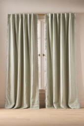 Luxe Linen Blend Blackout Curtain - thumbnail 1