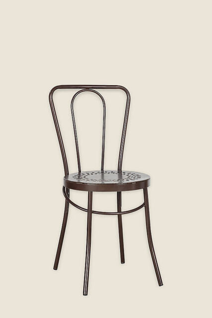 nkuku Jeavika Iron Outdoor Bistro Chair - image 1