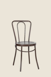 nkuku Jeavika Iron Outdoor Bistro Chair - thumbnail 1