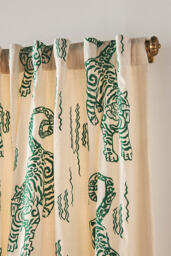 Embroidered Flemming Curtain - thumbnail 2