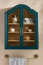 Livia Ash Wood Bathroom Wall Cabinet - thumbnail 1
