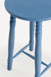 Roma Turned Wood Counter Stool - thumbnail 4