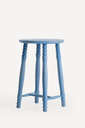 Roma Turned Wood Counter Stool - thumbnail 2