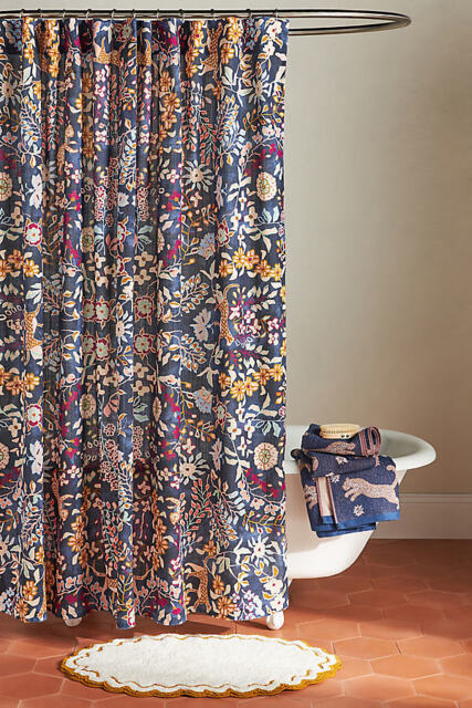 Lacey Cotton Shower Curtain - image 1
