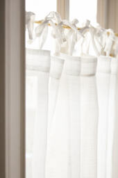 Lena Sheer Woven Café Curtains, Set of 2 - thumbnail 2