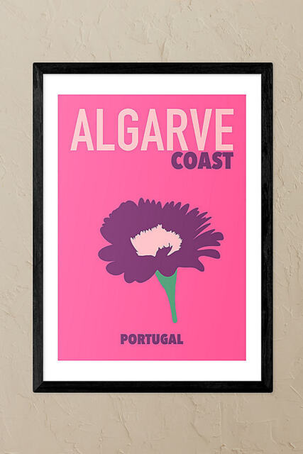 East End Prints Algarve Coast Portugal Black Framed Art Print