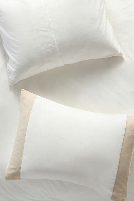 Fatine Cotton-Linen Pillowcases, Set of 2