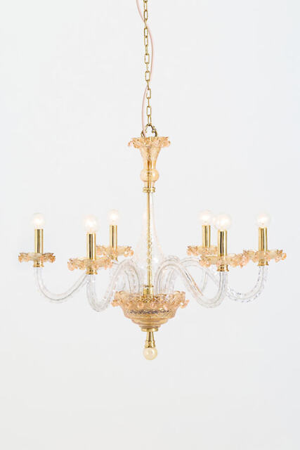 Venetian Glass Chandelier - image 1