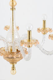 Venetian Glass Chandelier - thumbnail 3