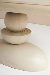 Sonali Wooden Oval Dining Table - thumbnail 4