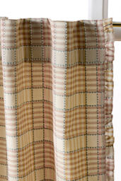 By Anthropologie Tucker Ruffle Edge Cotton Cafe Curtains, Set of 2 - thumbnail 2