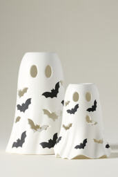 Ghost Ceramic Hurricane Candle Holder - thumbnail 5