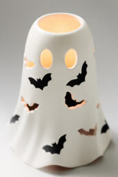 Ghost Ceramic Hurricane Candle Holder - thumbnail 9