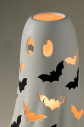 Ghost Ceramic Hurricane Candle Holder - thumbnail 4