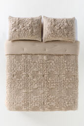 Dahlia Cotton Jersey Floral Quilted Bedspread - thumbnail 3