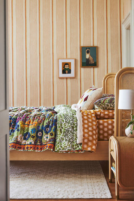 Kelcey Hibiscus Cotton Quiltu200bed Bedspread - image 1