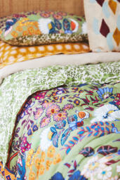 Kelcey Hibiscus Cotton Quiltu200bed Bedspread - thumbnail 7
