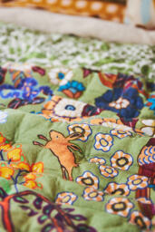 Kelcey Hibiscus Cotton Quiltu200bed Bedspread - thumbnail 8