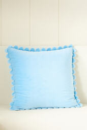 Cotton Velvet Striped Cushion - thumbnail 4