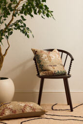nkuku Diantri Jute & Cotton Cushion Cover