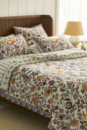 100% Cotton Voile Printed Quilted Bedspread Collection - thumbnail 2
